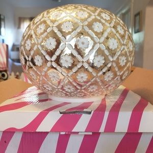Pink Zebra Reflection glass shade
